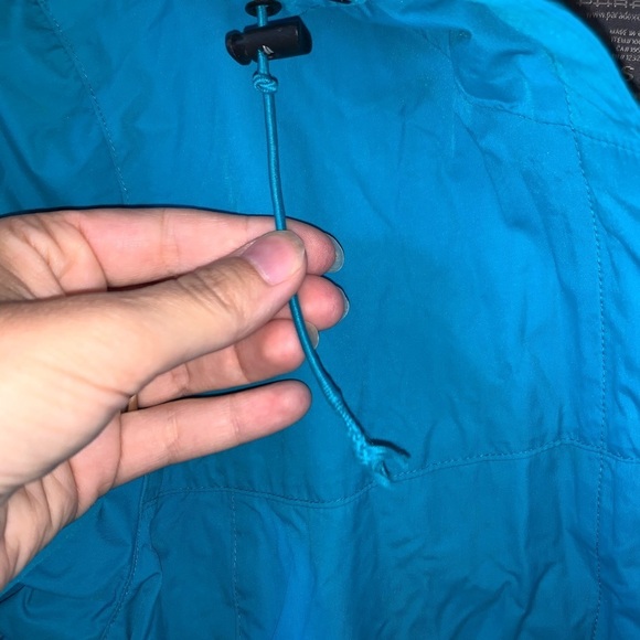 Paradox Women’s Teal Blue Hooded Waterproof Jacket with Pockets Size Small - Picture 7 of 7